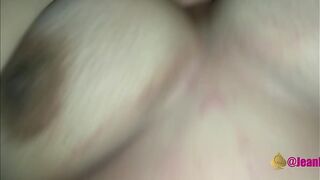 Mature busty Mexican hardcore milf fucks with her lover at home when the husband is not there