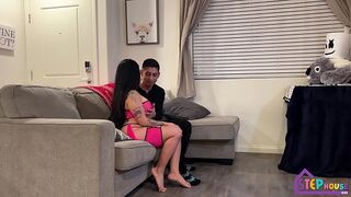 sexual MILF Latina Wants Two Cocks