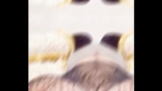 My mature neighbor's mature beautiful milf sucking cock and fucking doggy style