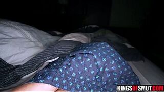 Stepson wants to spend a night in gorgeous stepmom's bed