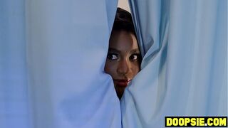 Two kinky ebony sensual MILF nurses have sensual threesome with big dick patient