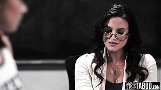 Big ass Latina sexual college student fucks her teachers stepson to get good grades